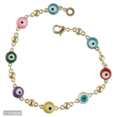 Saizen BR73 Gold Tone Style Handmade Adjustable Charm Bracelet for Girls/Womens