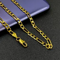 Gold Plated Stainless Steel Chain with Smooth Finish for Men/Boys/Boyfriend/Husband  Unisex-thumb1