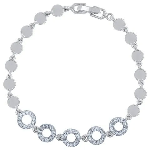 High-Quality American Diamond Bracelet for Women Girls