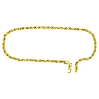 CH228 Dazzling Gold Tone Chain with Smooth Finish for Men/Boys/Boyfriend/Husband  Unisex-thumb1