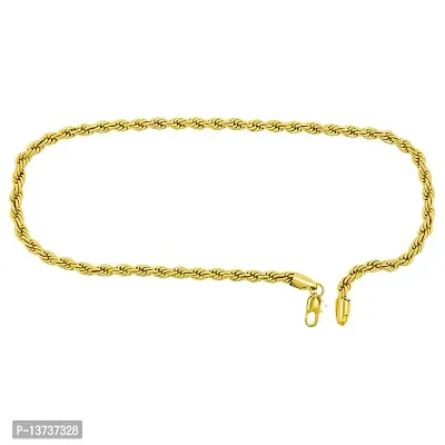 CH228 Dazzling Gold Tone Chain with Smooth Finish for Men/Boys/Boyfriend/Husband  Unisex-thumb2