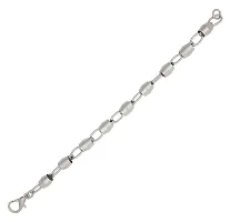 Saizen BR732 Silver Sleek Bracelet for Men/Boys/Husband  Unisex-thumb2