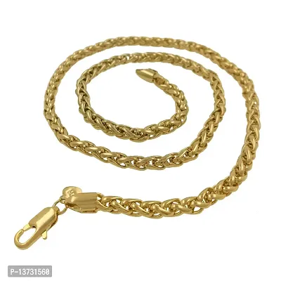 Saizen Fancy Gold Plated Men's Chain