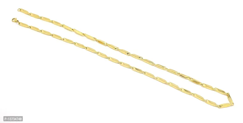 Saizen 22K Yellow Gold Plated Chain for Unisex-thumb3