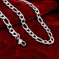 Saizen Stainless Steel Chain for Men (Silver)-thumb4