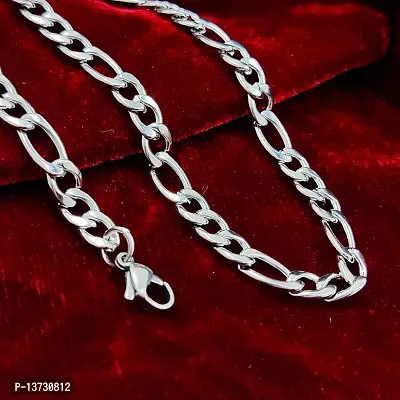 Saizen Stainless Steel Chain for Men (Silver)-thumb5