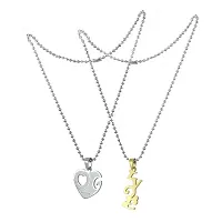 Love with Hearth Valentine Special Locket With Chain Stainless Steel Pendant For Couple-thumb4