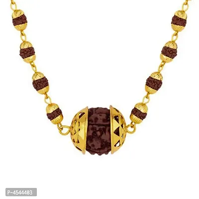 Women's Beads Golden Wood Temple Chains-thumb2