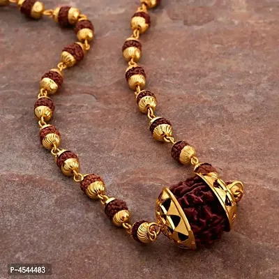 Women's Beads Golden Wood Temple Chains-thumb0