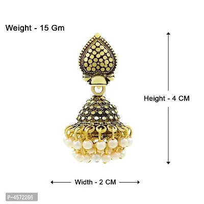 Trendy Designer Alloy Jhumka Earrings-thumb3