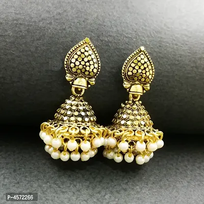 Trendy Designer Alloy Jhumka Earrings-thumb4