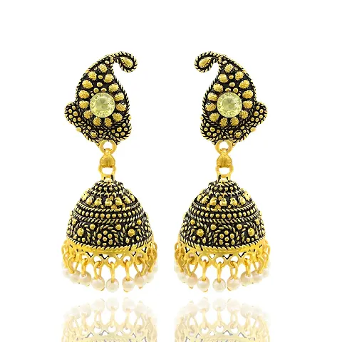 Trendy Designer Alloy Jhumka Statement Earrings