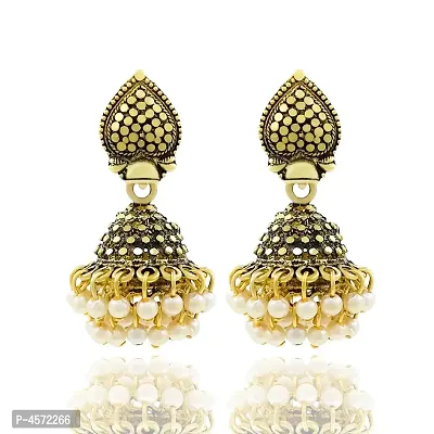 Trendy Designer Alloy Jhumka Earrings-thumb0