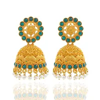 Gold Plated Kundan Design Bahubali Earring Earring-thumb1