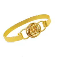 Latest Stylish Gold Plated Brass Bracelet For Women-thumb2