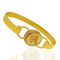 Latest Stylish Gold Plated Brass Bracelet For Women-thumb1