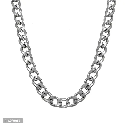 Stylish Stainless Steel Silver Chain For Men-thumb3