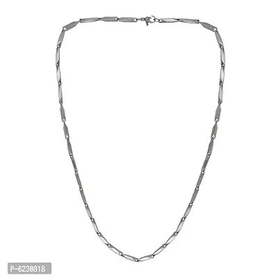 Stylish Stainless Steel Silver Chain For Men-thumb4
