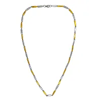 Stylish Stainless Steel Multicoloured Chain For Men-thumb3