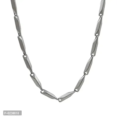 Stylish Stainless Steel Silver Chain For Men-thumb2