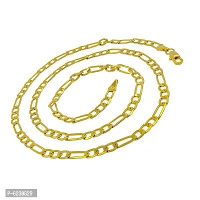 Stylish Stainless Steel Golden Chain For Men-thumb3