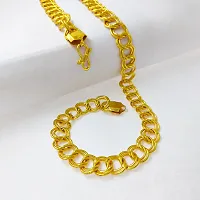 Alluring Brass Polished Gold Plated Chain For Men-thumb3