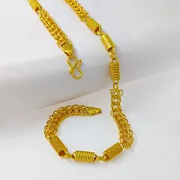 Alluring Brass Polished Gold Plated Chain For Men-thumb4