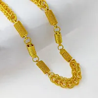 Alluring Brass Polished Gold Plated Chain For Men-thumb3