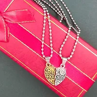 Best Friend Letter Design Pendant with Chain for Girls/Friends  Couples-thumb2