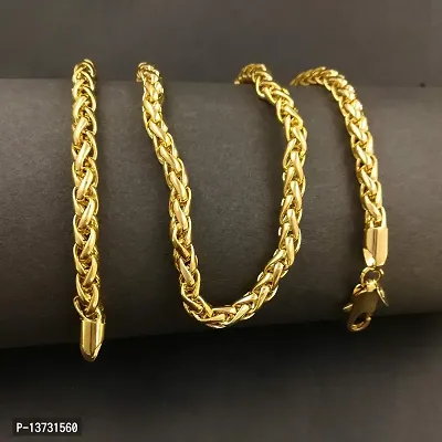 Saizen Fancy Gold Plated Men's Chain-thumb3