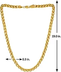 Saizen CH004 22K Gold Plated Chain for Men/Boys/Boyfriend/Husband  Unisex-thumb2