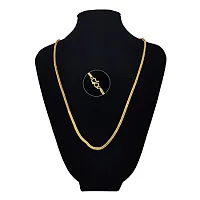 Saizen Indian Polished Gold Plated Brass Chain Gold Chain for Men-thumb2