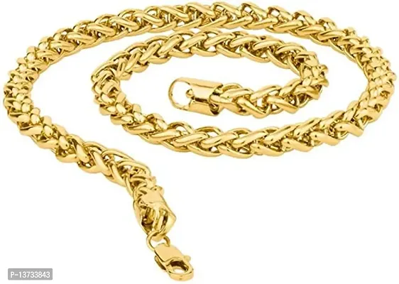 Saizen CH004 22K Gold Plated Chain for Men/Boys/Boyfriend/Husband  Unisex