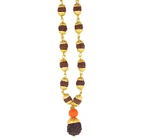 Saizen CHR201 Religious Faux Rudraksha Studded Chain for Men/Boys/Boyfriend/Husband  Unisex-thumb2