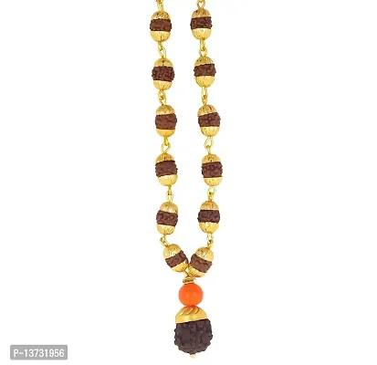 Saizen CHR201 Religious Faux Rudraksha Studded Chain for Men/Boys/Boyfriend/Husband  Unisex-thumb3