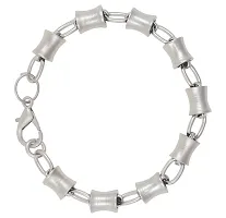 Saizen BR731 Silver Linking Bracelet for Men/Boys/Husband  Unisex-thumb1