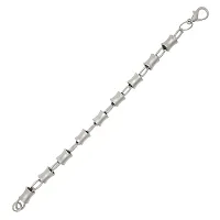 Saizen BR731 Silver Linking Bracelet for Men/Boys/Husband  Unisex-thumb2