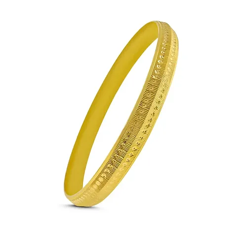 Saizen Plated Brass Punjabi Sikh Kada Bangles Kada for Men