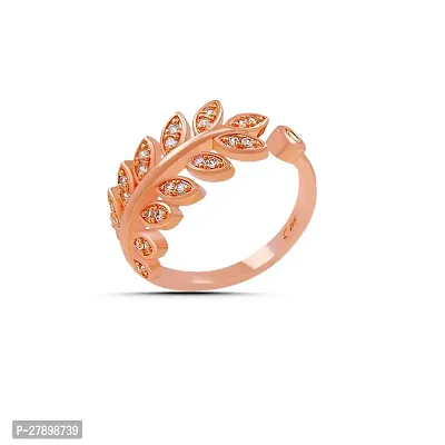 Reliable Peach Stainless Steel American Diamond Rings For Women-thumb2