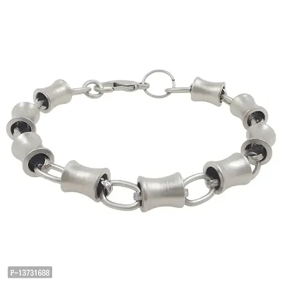 Saizen BR731 Silver Linking Bracelet for Men/Boys/Husband  Unisex