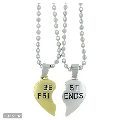 Best Friend Letter Design Pendant with Chain for Boys/Girls/Mens/Friends  Couples-thumb2