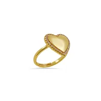 Reliable Golden Stainless Steel American Diamond Rings For Women-thumb1