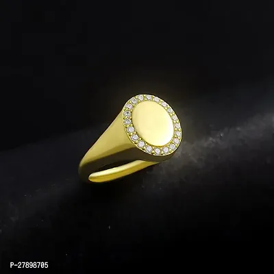 Reliable Golden Stainless Steel American Diamond Rings For Women