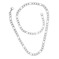 Saizen Stainless Steel Chain for Men (Silver)-thumb3