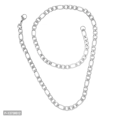 Saizen Stainless Steel Chain for Men (Silver)-thumb4