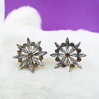 Stylish Fancy Party Wear floral Earrings Jewellery Alloy Earring-thumb2