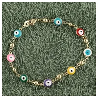 Saizen BR73 Gold Tone Style Handmade Adjustable Charm Bracelet for Girls/Womens-thumb2