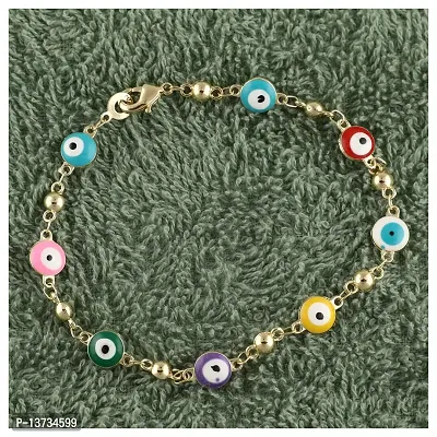 Saizen BR73 Gold Tone Style Handmade Adjustable Charm Bracelet for Girls/Womens-thumb3