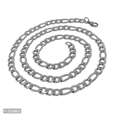 Saizen Stainless Steel Chain for Men (Silver)