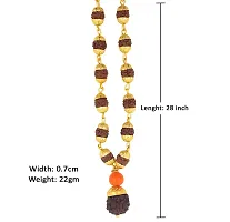 Saizen CHR201 Religious Faux Rudraksha Studded Chain for Men/Boys/Boyfriend/Husband  Unisex-thumb3